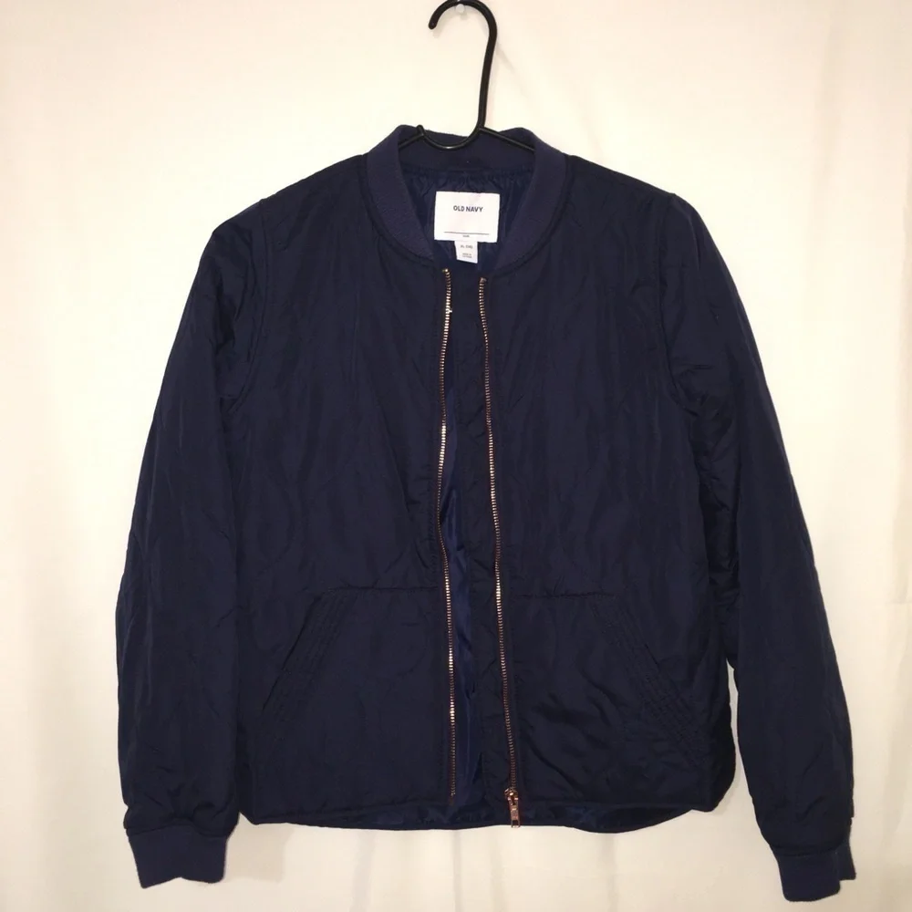 3/$35❤️Old navy girls zip up longsleeve jacket size 14
